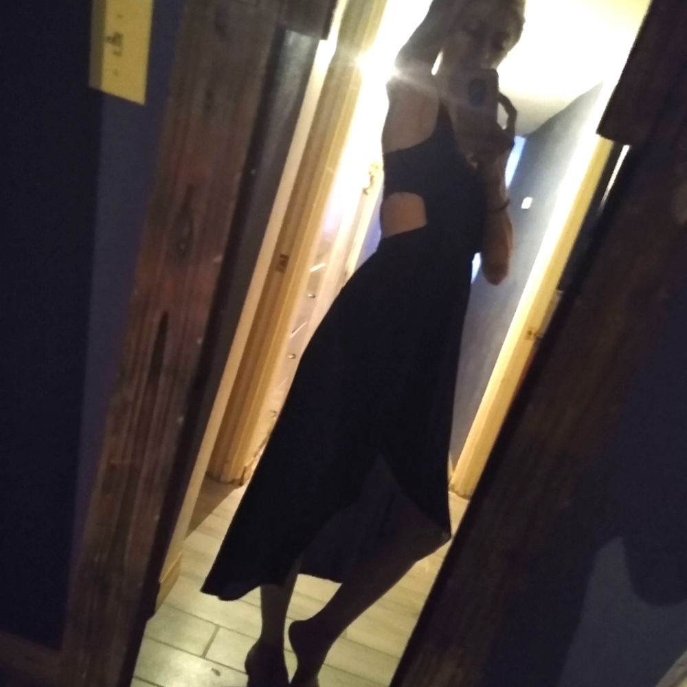 Black HI Lo Dress